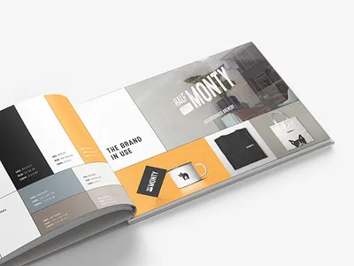 Half Monty Brewery: Brand Book beer brandbook brandcolours branding brewery design graphic design illustration logo