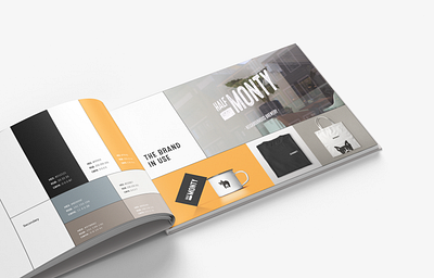 Half Monty Brewery: Brand Book beer brandbook brandcolours branding brewery design graphic design illustration logo