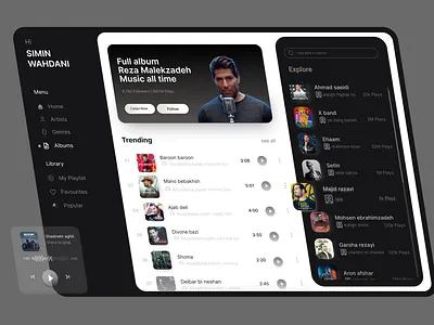 Web Page Download Music app design application application design branding design illustration logo music ui music ui design music uiux music website music website ui ui uidesign uiux uiux design ux web page design website design website music