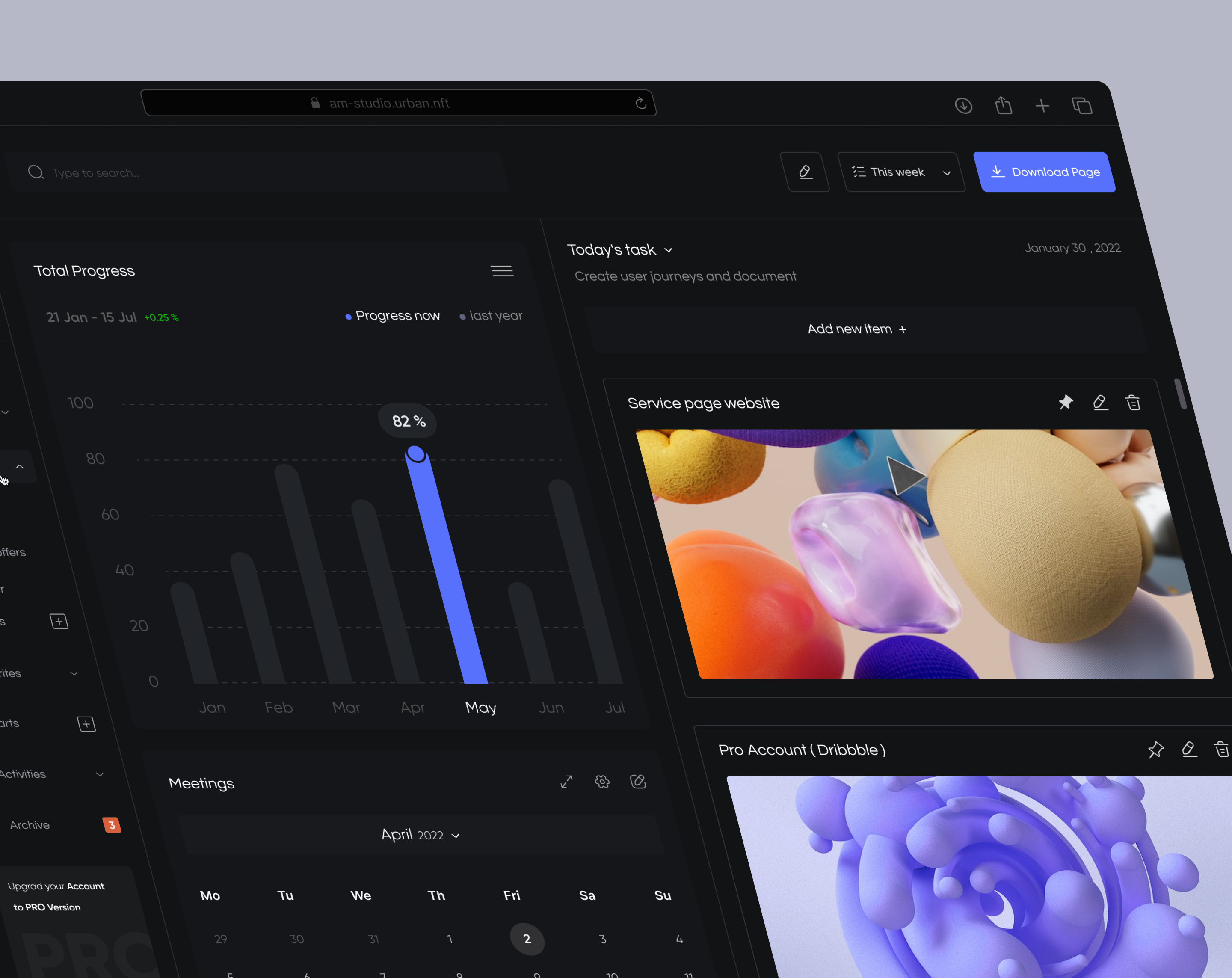 Task Management Dashboard clean dark dashboard design desktop management manager pannel planner table view task task management task management dashboard tasks ui uiux ux web web design website