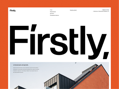 Firstly_development concept design digital designer graphic design minimal typography ui ux