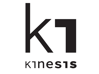 Kinesis branding design graphic design logo typography vector