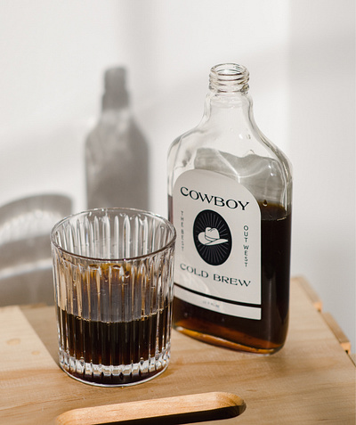 Cowboy Cold Brew design graphic design illustration logo packaging design typography