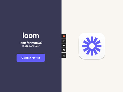 Loom icon design | macOS guidelines app icons loom macos