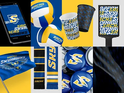 SACHS Skyhawks athletic logo graphic maniac logo patterns sachs sachs skyhawks skyhawks sport identity sports branding sports design