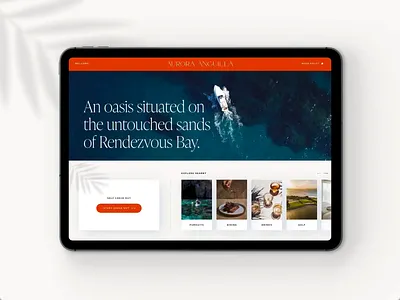 Daily Warmup – Hotel Kiosk App adobe xd anguilla daily warmup hotel kiosk app ui