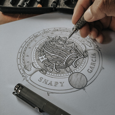 S&G - Sketch design lettering logo logotype typography vintage