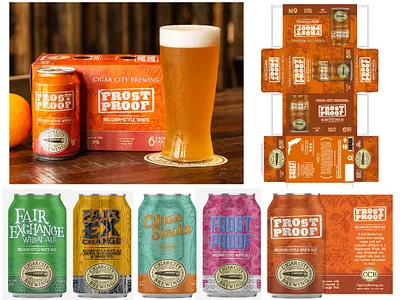 Cigar City's Frost Proof Packaging beer branding brewery cigar city brewing cpg frost proof packaging seaworthy supply