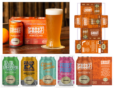 Cigar City's Frost Proof Packaging beer branding brewery cigar city brewing cpg frost proof packaging seaworthy supply