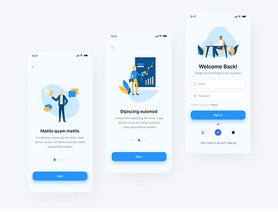 Mobile Login Page app app design application design graphic design illustrations loginpage mobile app design mobile ui onboarding onboarding screen sign up signup page splash splash screen uiuxdesign ux