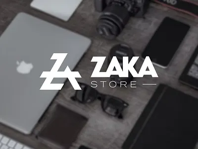 ZAKA STORE | Minimalist logo branding design graphic design illustration logo minimalist logo rdcl redicul takevektor vector