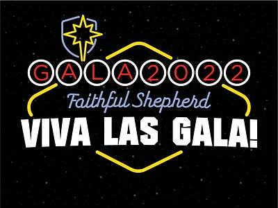 Faithful Shepherd Gala Logo Design design logo typography
