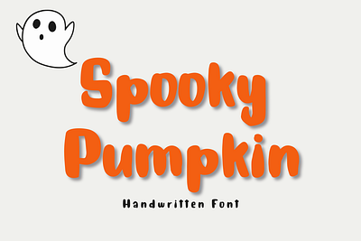 Spooky Pumpkin branding design font graphic design handwritten logo title typography