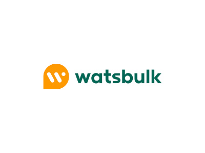 Watsbulk abdullah designs branding chat bubble chats communication contemporary design hasslefree illustration instagram logo logo design logodesign logotype minimalist modern logo target audience users watsbulk