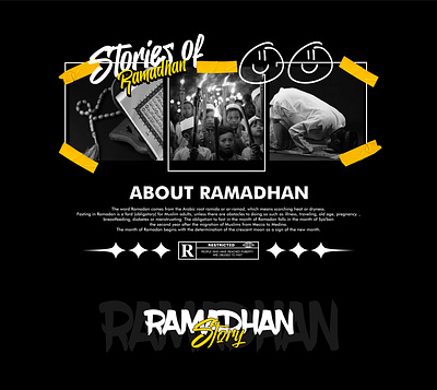 Ramadhan Story design graphic design streetwear