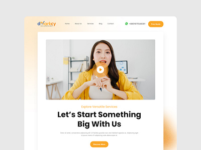 Agency Landing page design agency agency design app design creative landing page landing page design ui design uiux design web app design web application design webdesign website design