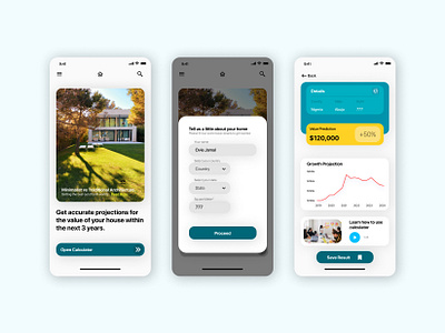 Value Growth Calculator- Daily UI 004 art branding calculator concept daily ui challenge design figma graphic design illustration mobile mobile app ui ux