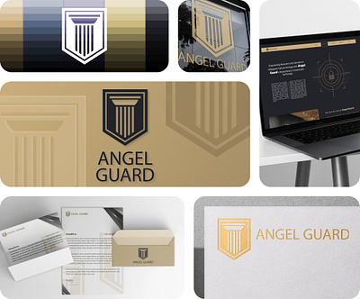 Angel Gaurd branding design graphic design logo logodesign ui uiux uiux design