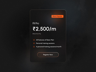 Pricing Card- UI Design 2025 design trend card ui dark mode ui dark ui figma framer framer 2025 graphic design memebrship card ui pricing card ui ui card ui ux uidesign web design