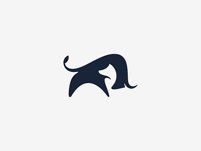 bull and fox logo branding bull fox illustration logo mascot vector