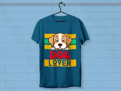 Dog t-shirt design typography dog shirt