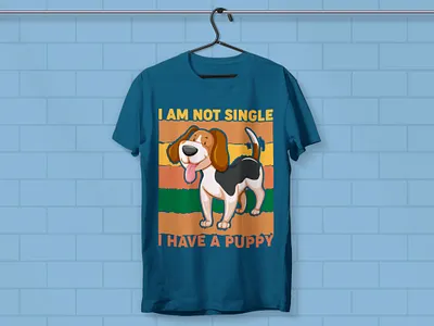 Dog t-shirt design typography dog shirt