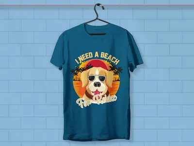 Dog t-shirt design typography dog shirt