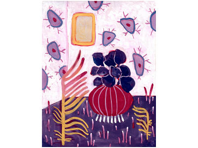Coexistence abstract art artist artwork celebration creatures design gouache happy home illustration lantern painting watercolor watercolour window