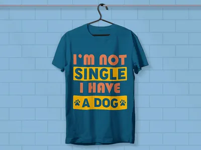 Dog t-shirt design typography dog shirt