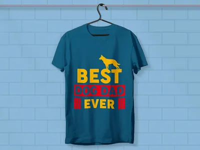 Dog t-shirt design typography dog shirt