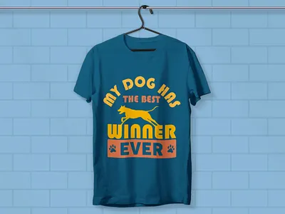 Dog t-shirt design typography dog shirt