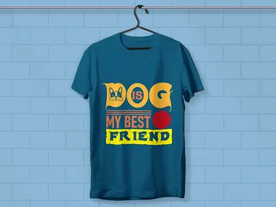 Dog t-shirt design typography dog shirt