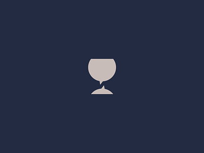 Wine Chat bar box branding bubble chat design drink identity illustration logo minimal simple wine