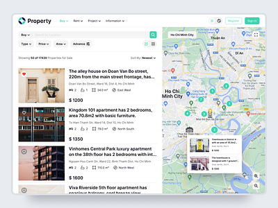 Property Market Place Concept design product product design properties property real estate ui uidesign uiux ux web