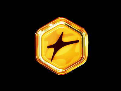 Omada Gold Badge 3d 3dmodel animation art badge branding c4d gold loop material metal motion graphics octane