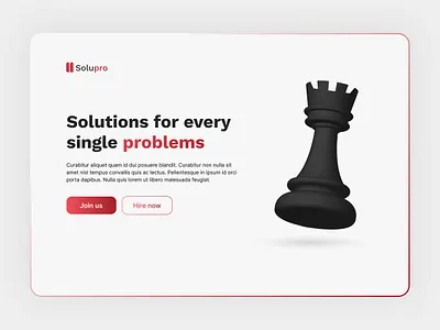 Hero section of Solution Page Design Light Version clean hero section design solution hero section janak shrestha product designer solution uiux designer