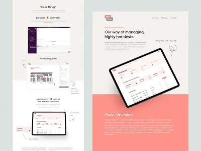 Hot Desk | Case Study design fireartstudio ui ux