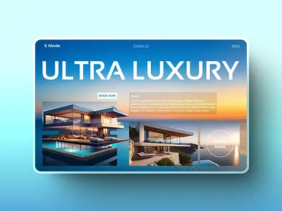 E Abode - Luxury ui ux webdesign