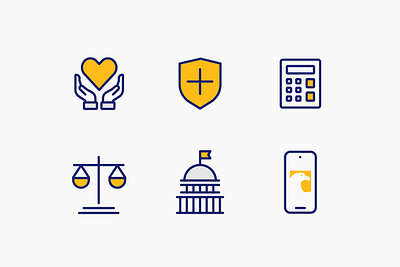 Icon Set for EagleBank bank banking icon iconography icons