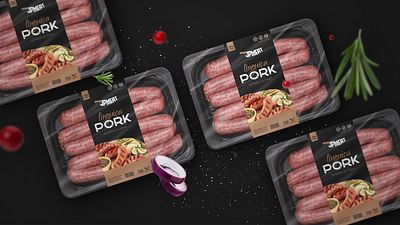 JPMEAT branding brochure design identity logo