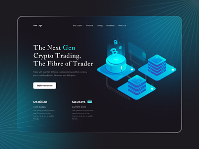 Cryptocurrency Web header alifemu crypto crypto hero header crypto landing page crypto ui cryptocurrency hero header landing page thedsquad ui ui design ux web templates web ui