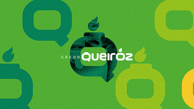 Gás do Queiroz branding design graphic identity logo