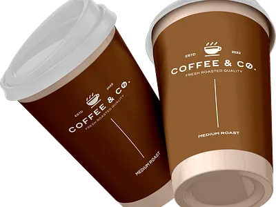 COFFEE & CO branding design icon identity illustration logo minimal mockup packaging typography vector