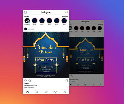 Ramadan social media post banner Design banner banner ads banners branding graphic design ramadan ramadan post social media post web banners