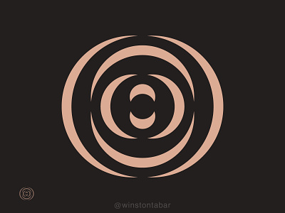 Geometric Golden Rose abstract branding clean design geometric illustration logo logomark minimal ui