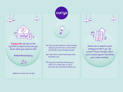 Energy Bills april branding design designer digital art digital illustration digitalart energy energy bills graphic design icons illustration illustration art illustrator info infographic meter meterreadingday savingenergy tech