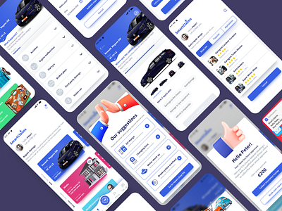 SmartClaims - Insurance Managing App app claims design insurance poc proof of concept ui vehicle