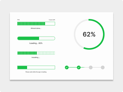 Progress bar bar challenge dailyui design figma figmadesign productdesign progress progressbar ui uidesign uidesigner uiux ux visual