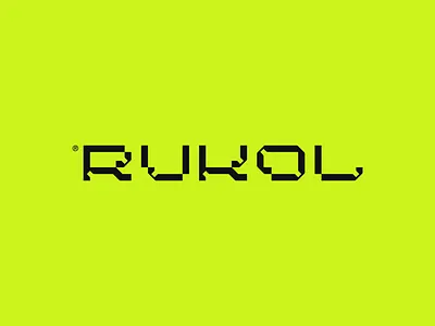 Rukol®️ Brand Identity blockchain brand brand identity branding custom futuristic high tech identity logo logo design logotype software stationary tech type typeface typo typography visual