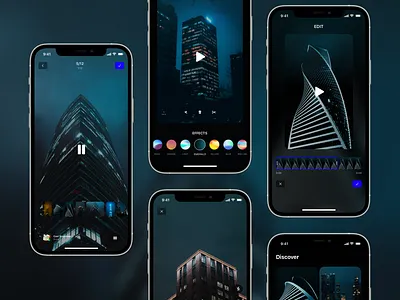 Urban iOS UI Kit V android app apps concept design flat ios minimal mobile typography ui uidesign ux